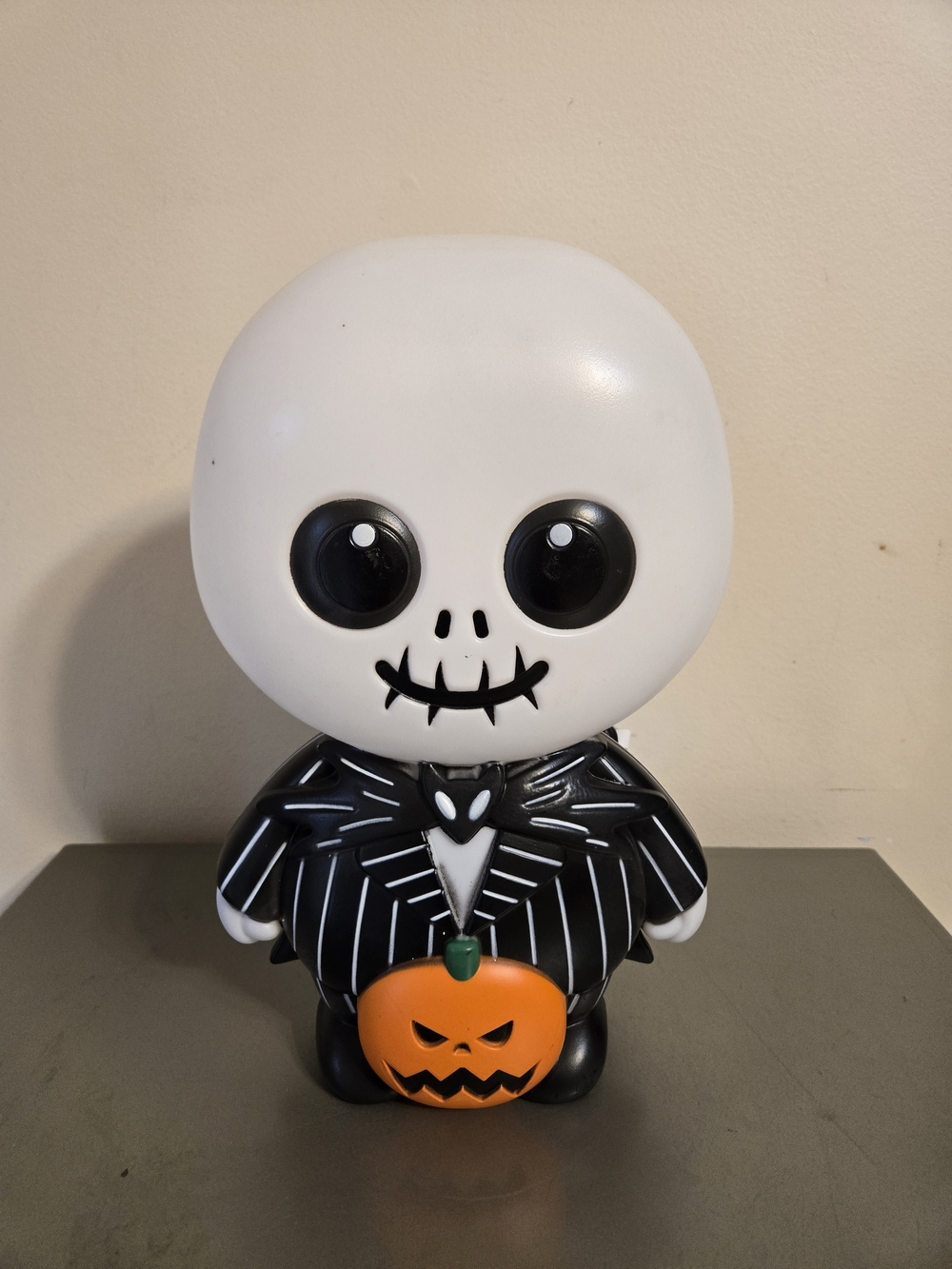Halloween NBC Jack Skellington with Pumpkin Blow Mold Decor
